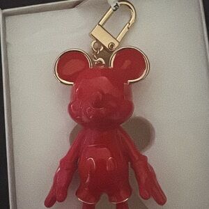 BaubleBar Red Mouse Keychain